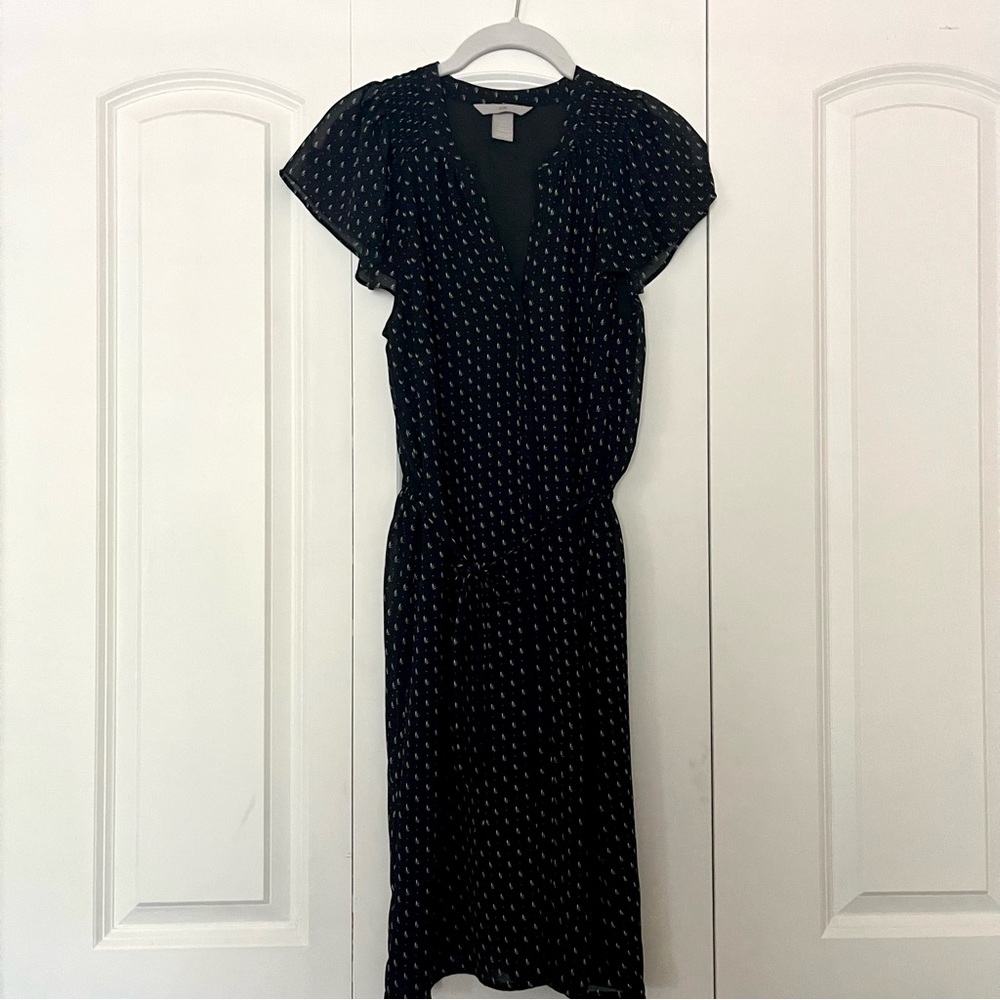 H&M Black Patterned Dress